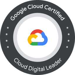 Google Cloud Digital Leader certification logo