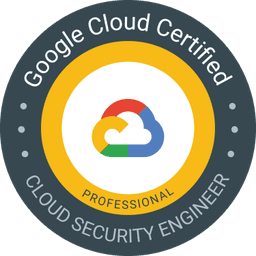 Google Cloud Professional Cloud Security Engineer certification logo