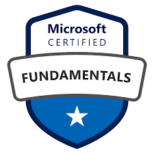 Microsoft Azure Fundamentals certification logo
